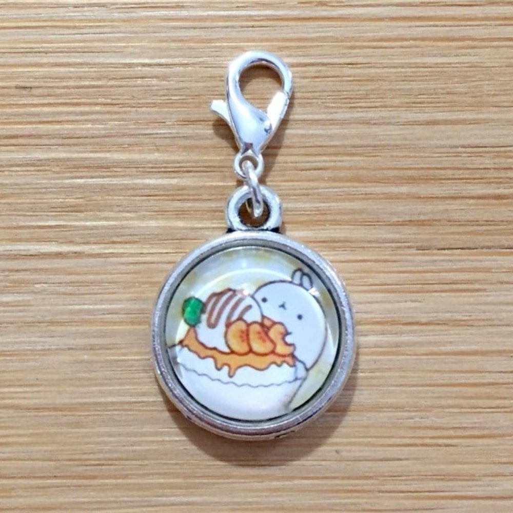 Planner charm Molang Glass Cabochon